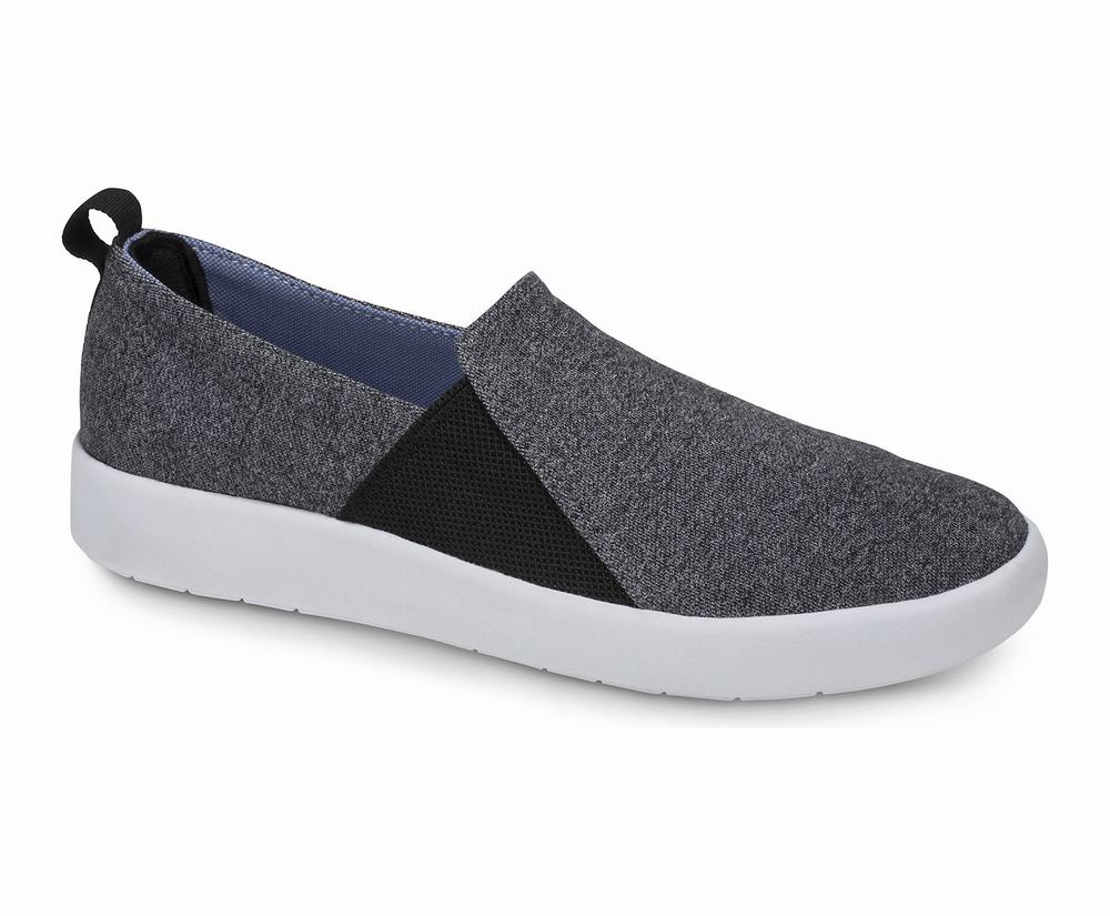 Women's Keds Studio Liv Jersey Slip Ons Deep Grey 9521463XN - South Africa